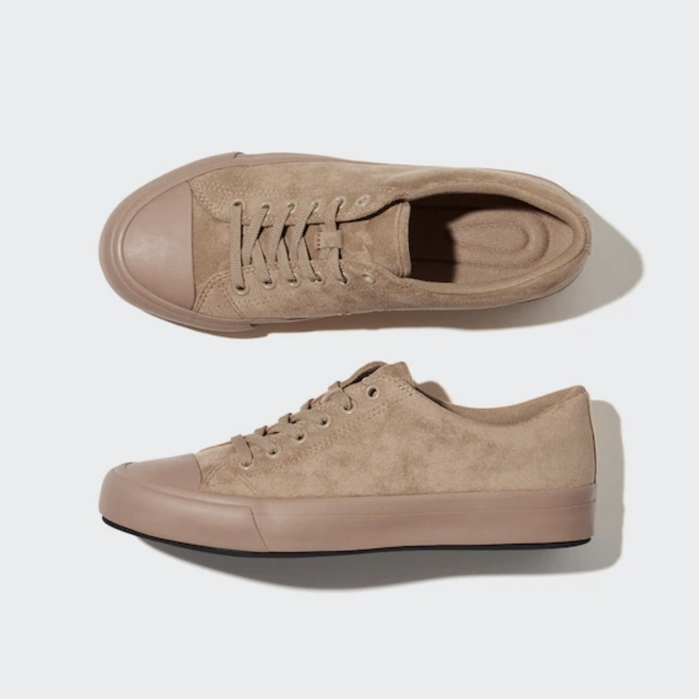 Uniqlo Faux Suede Lace-Up Sneakers